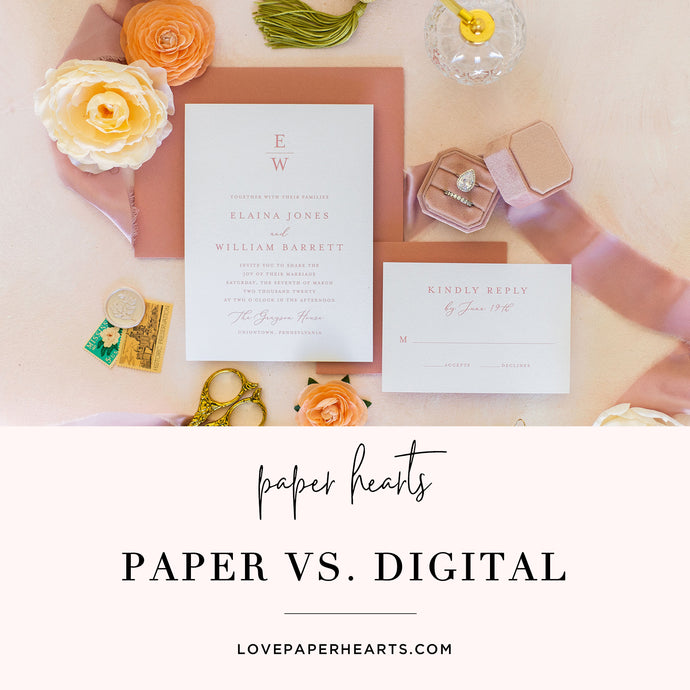 Paper Wedding Invitations Are Still Important
