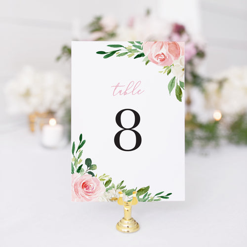 Brittany Table Number