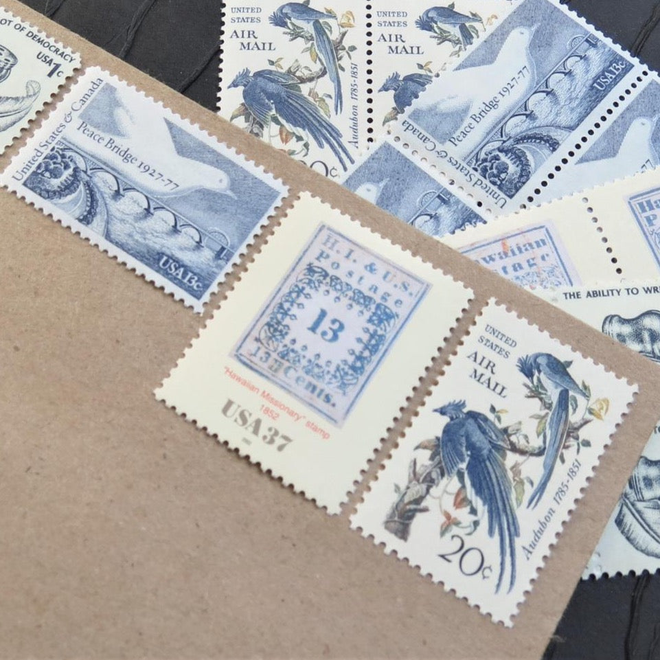 All About Vintage Postage Stamps for Wedding Invitations - Paper Mint Press  Blog