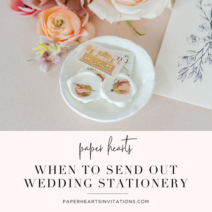 Wedding Stationery Timeline