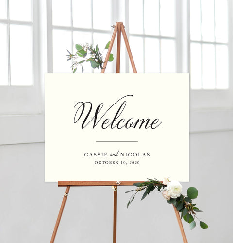 Cassie Welcome Sign