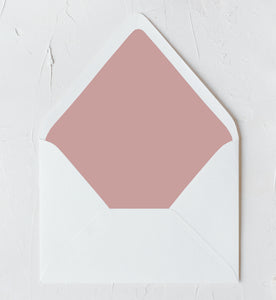 Solid Color Envelope Liner
