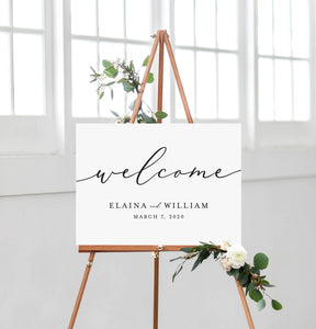 Elaina Welcome Sign