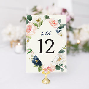 Jessica Table Number