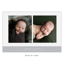Load image into Gallery viewer, Real Foil - Prairie Flower Birth Announcement