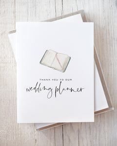 Wedding Vendor Thank You Cards