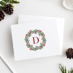 Christmas Wreath Notecard