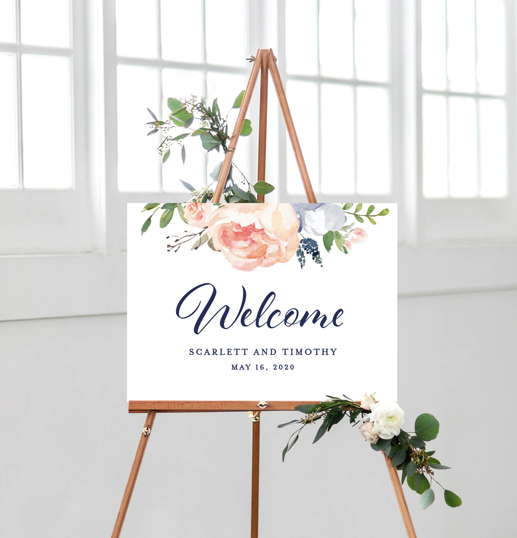Scarlett Welcome Sign