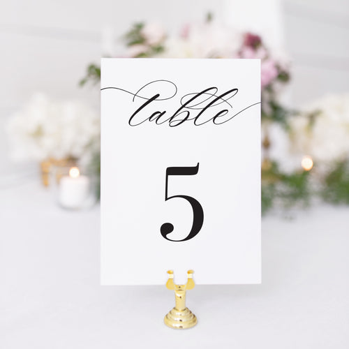 Taylor Table Number